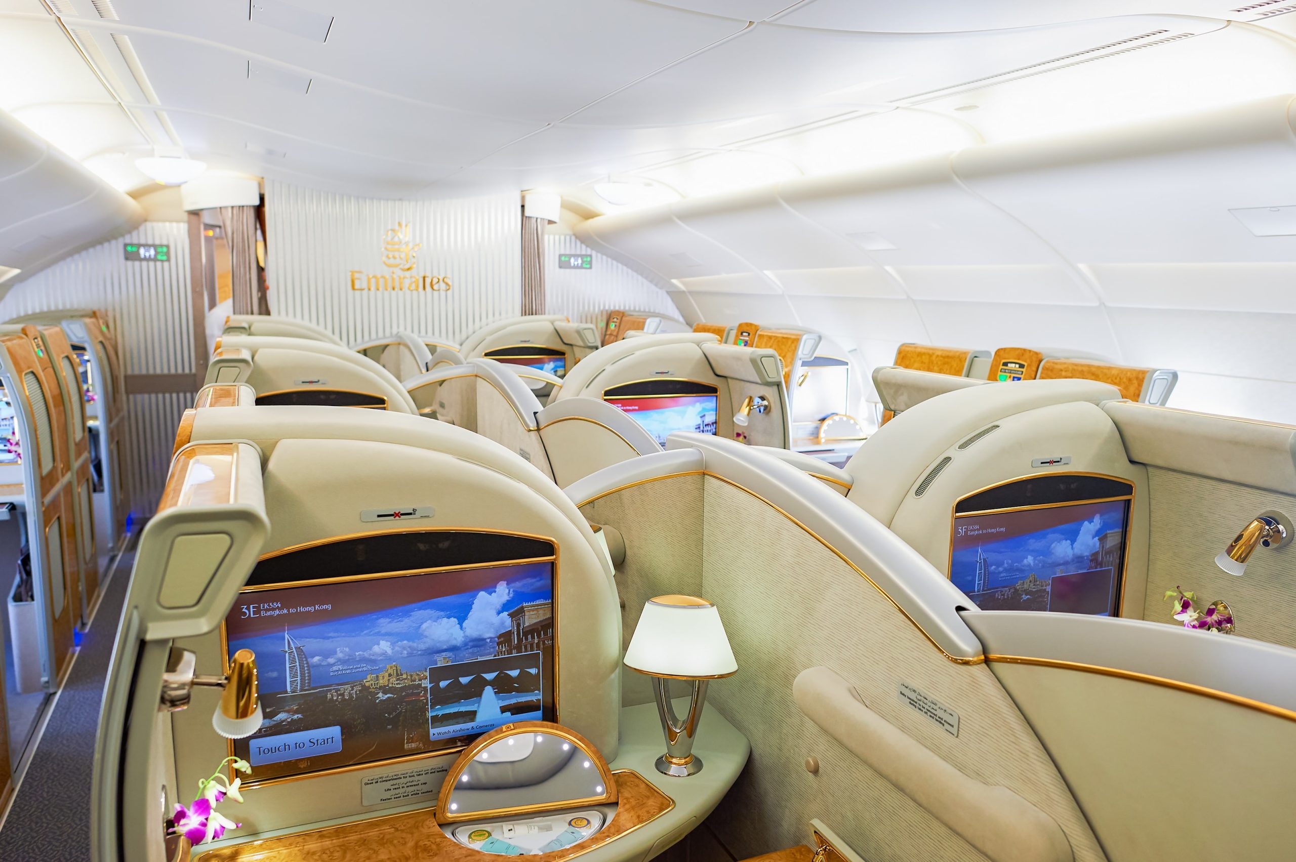 first class emirates ovago