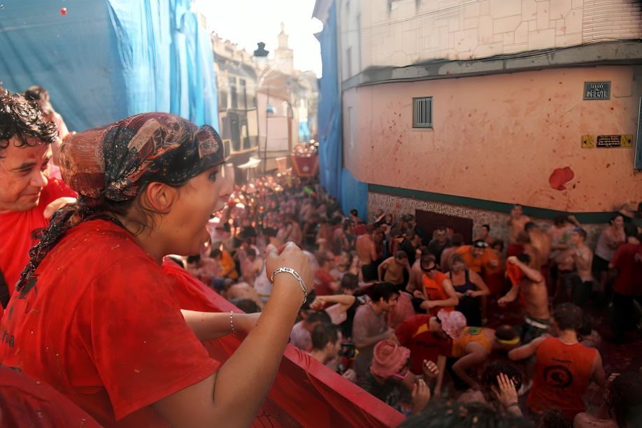 la tomatina festival ovago