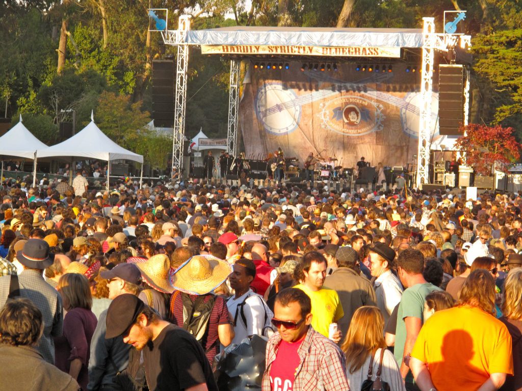 hardly strictly bluegrass festival ovago