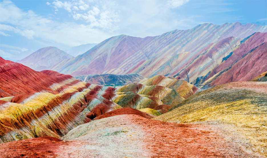 Zhangye Danxia, Rainbow Mountains China