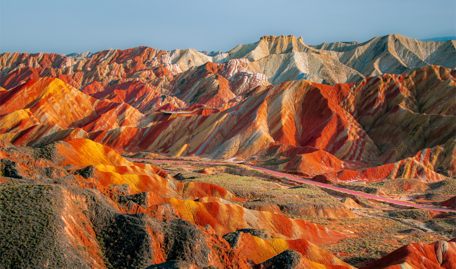 Zhangye Danxia, Rainbow Mountains China