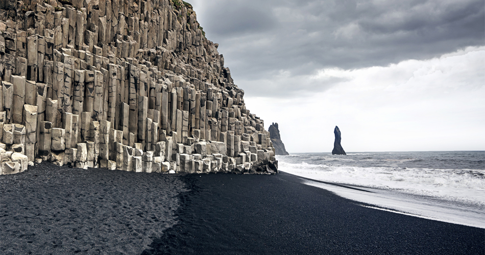 South Coast Iceland Travel Guide Reynisfjara black sand beach