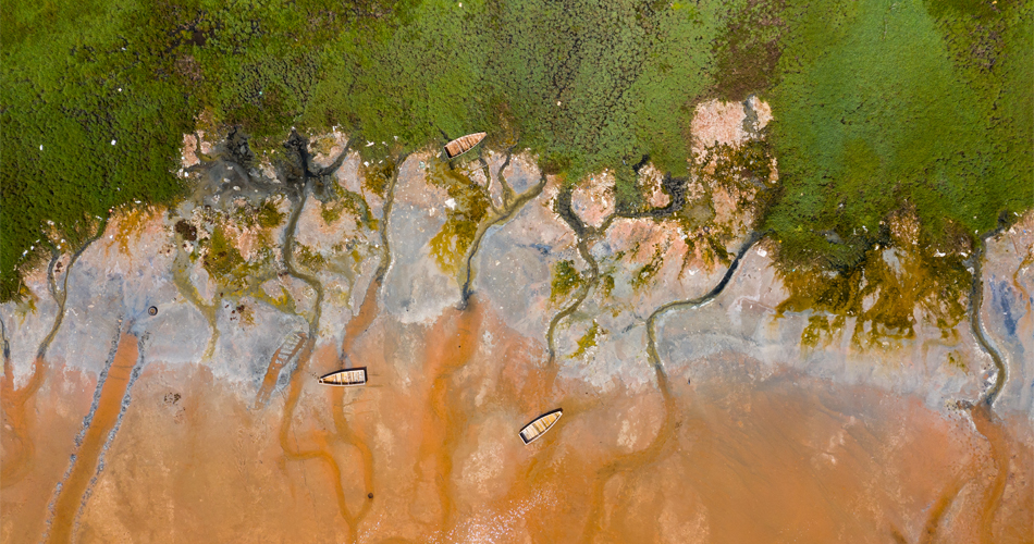 pink lakes - Lake Retba (Lac Rose)