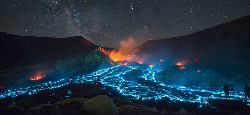Blue Lava of Ijen Volcano Ovago