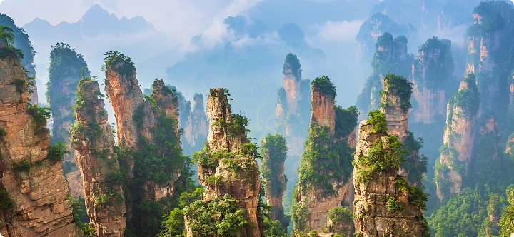 avatar mountains china ovago