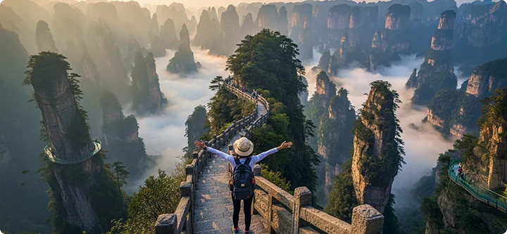 avatar mountains china ovago