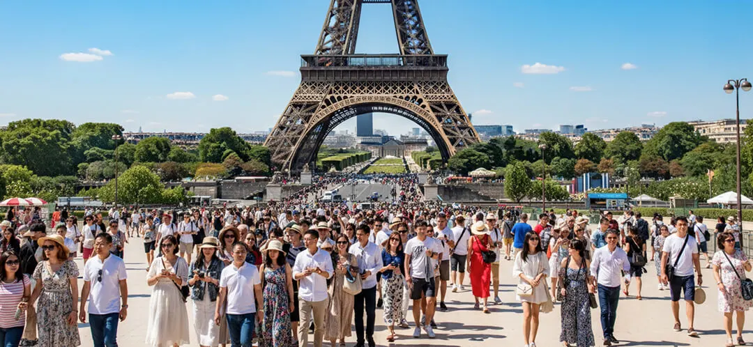 peak season crowds europe ovago