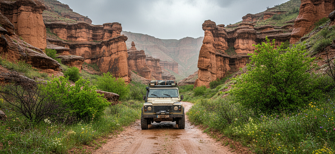 charyn canyon travel road trip from almaty kazakhstan ovago