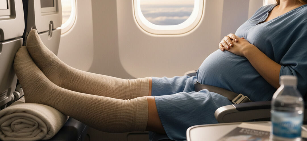 compression socks pregnancy flight circulation ovago