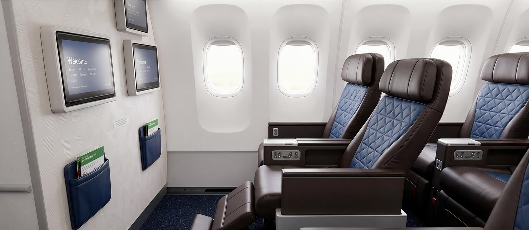 delta premium select cabin seats and amenities