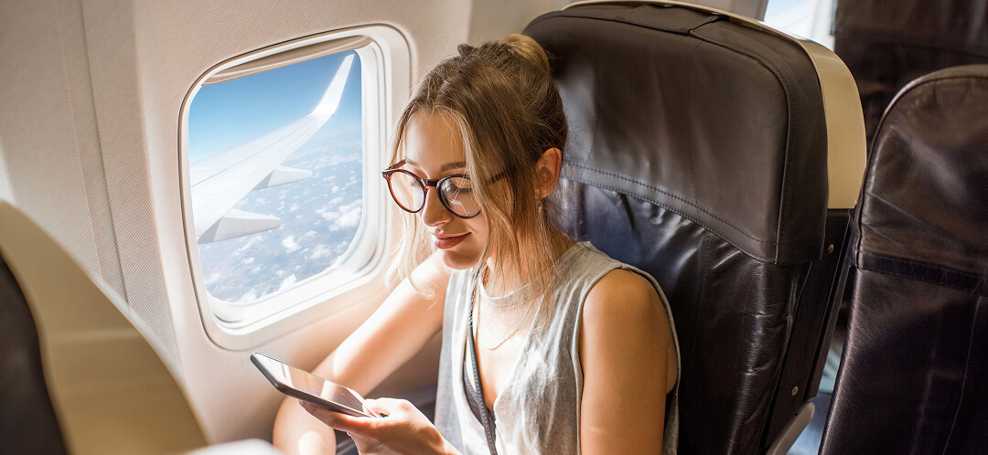winter sun flight travel